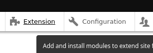 extension Drupal