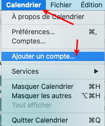 calendrier macos