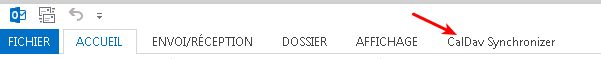 caldav synchroniser